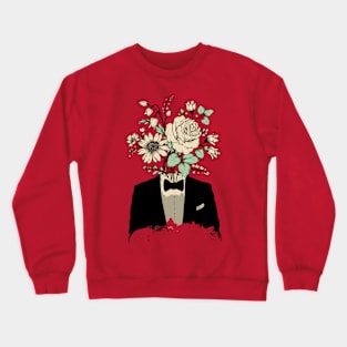 Floral man suit Crewneck Sweatshirt